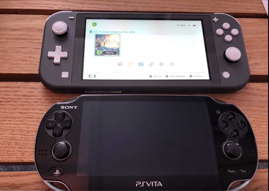 Ps vita switch clearance lite