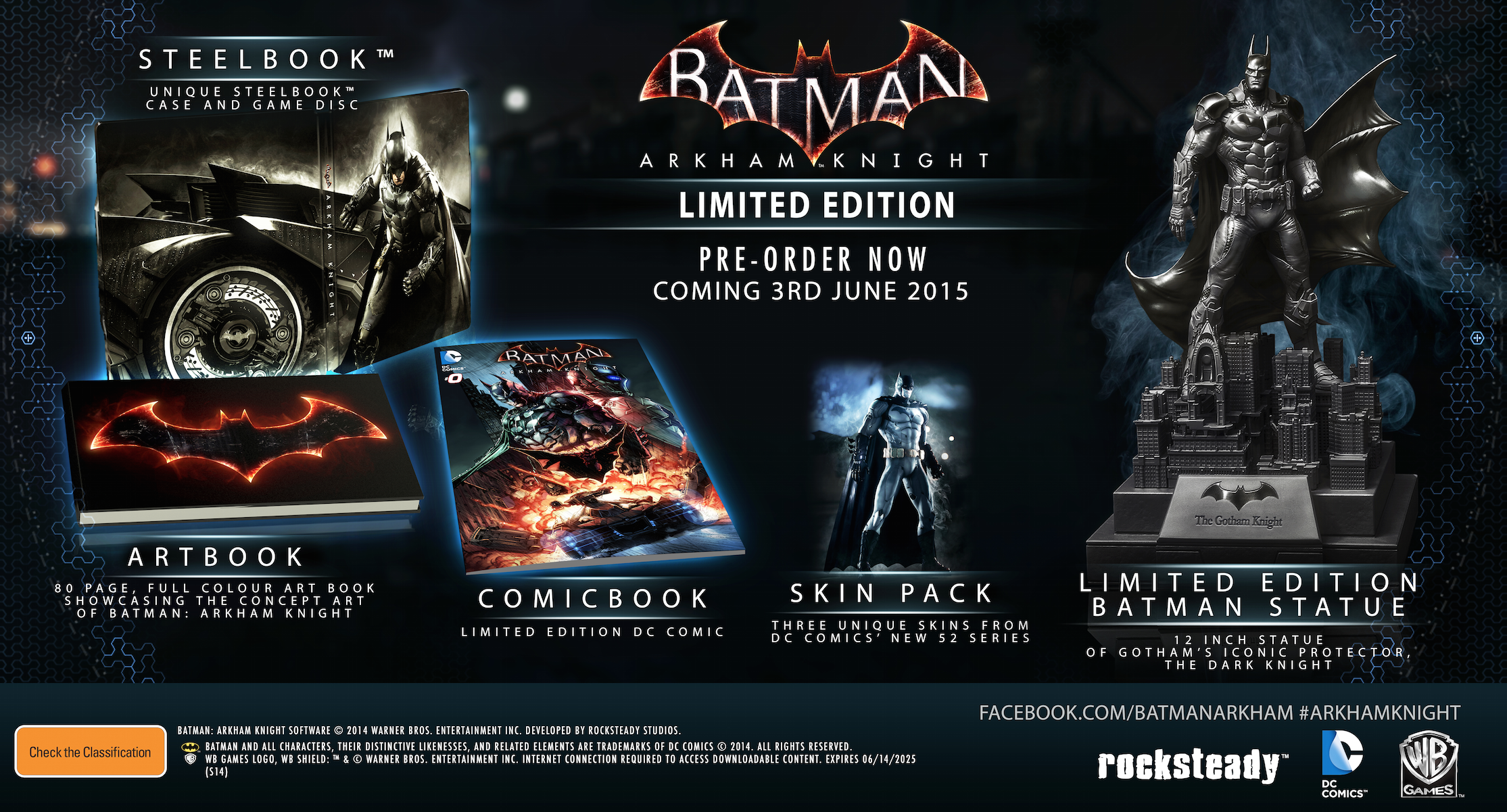 Batman: Arkham Knight Release Date Announced Alongside Two Limited