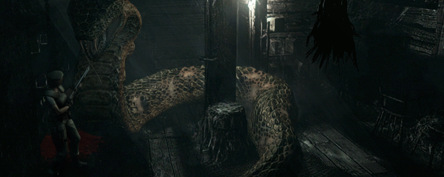 Resident Evil HD Remaster - Jill Attacking Yawn