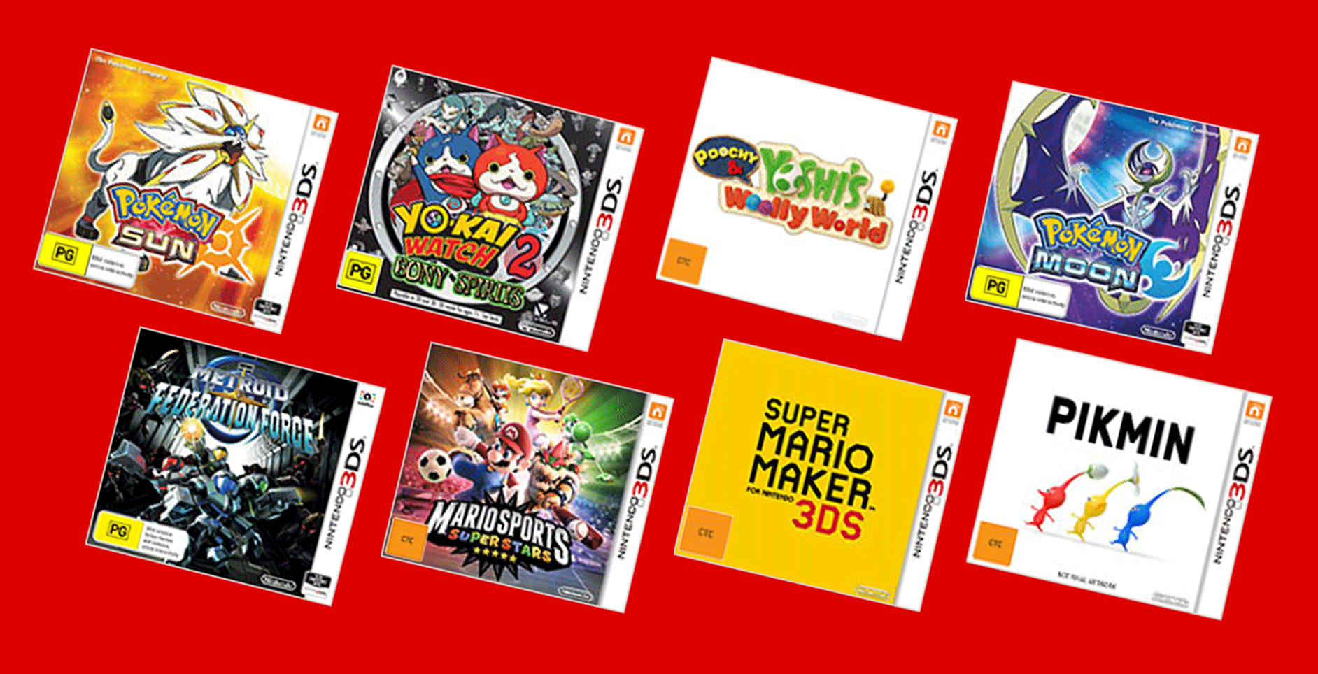 latest 3ds games