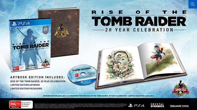 Rise of the Tomb Raider Artbook Edition