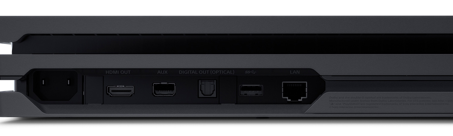 The PS4 Pro Has An Added USB Port At The Rear