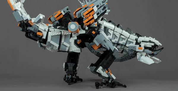 Horizon Zero Dawn's Thunderjaw Made Out Of LEGO Is Epic