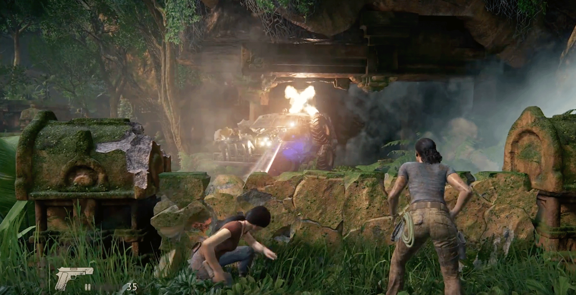 Watch 10+ Minutes Of Non-Linear Uncharted: Lost Legacy Gameplay