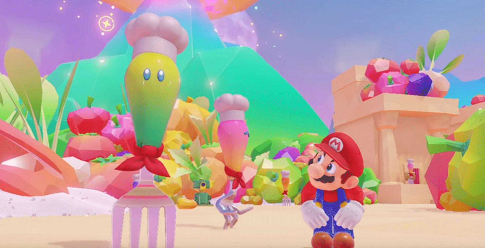 Super Mario Odyssey's Luncheon Kingdom Is A Colourful Delight