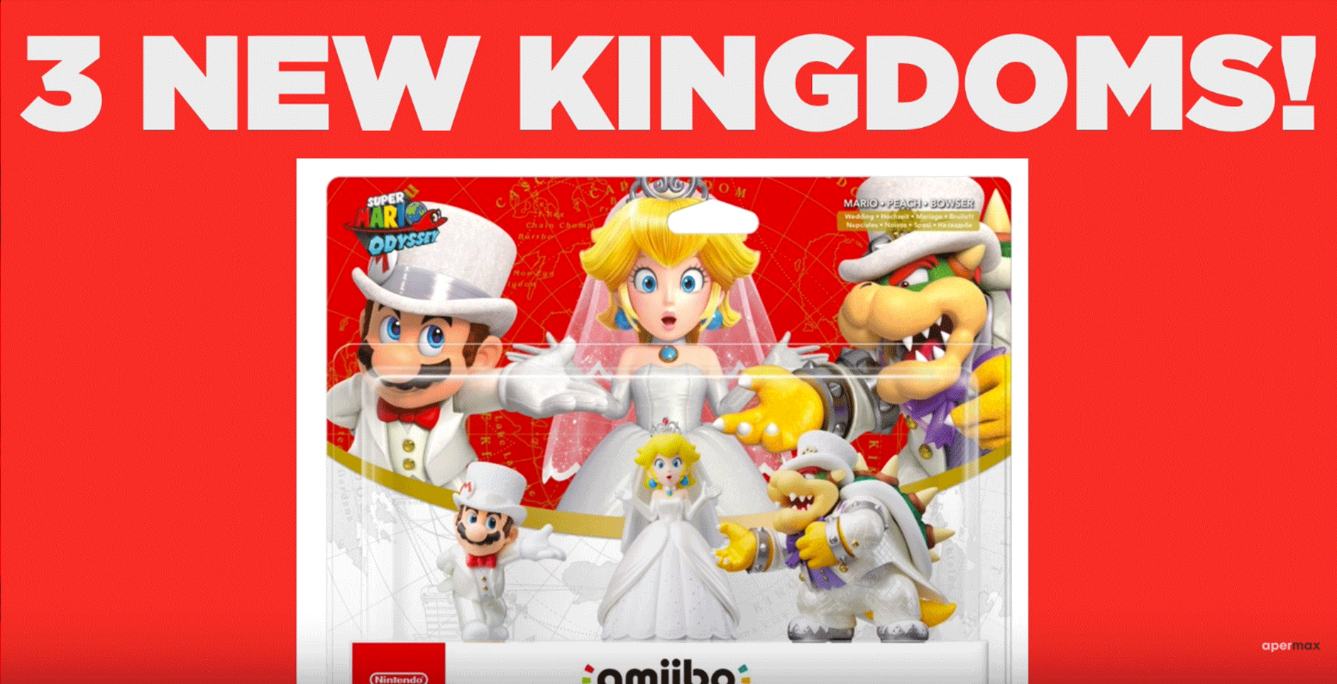 The Super Mario Odyssey Amiibo Packaging Have Leaked Three New