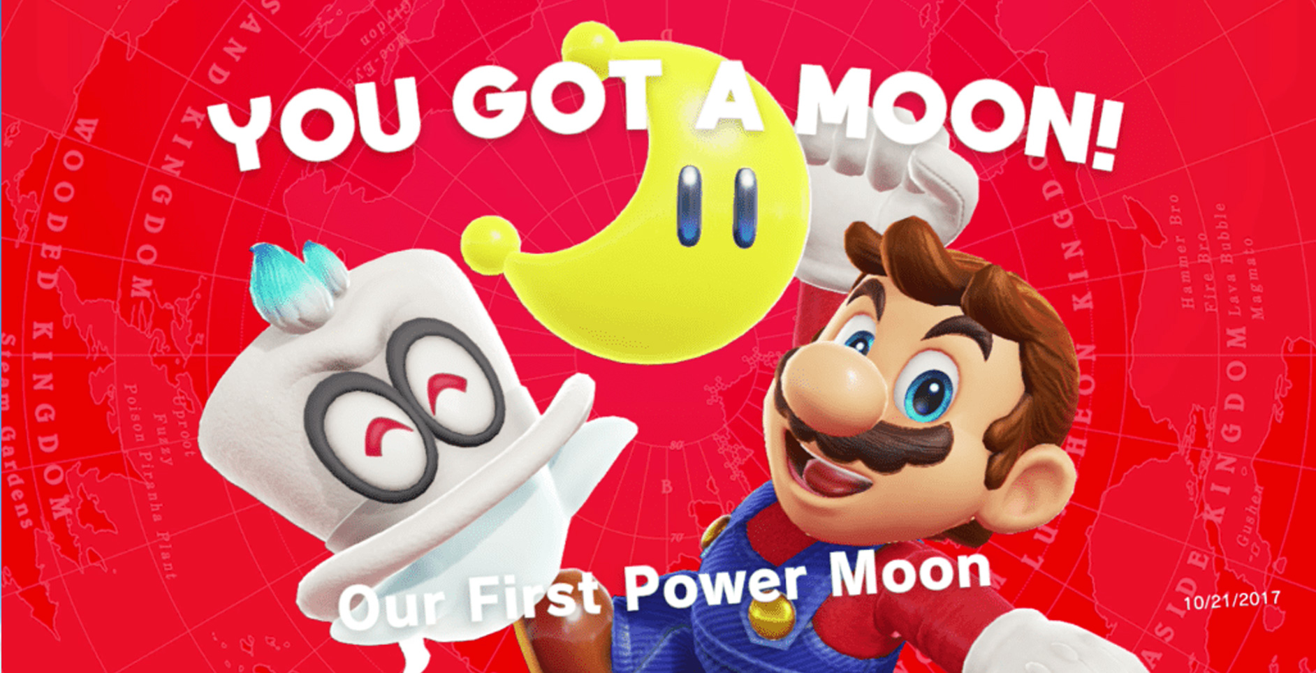Super Mario Odyssey Moon
