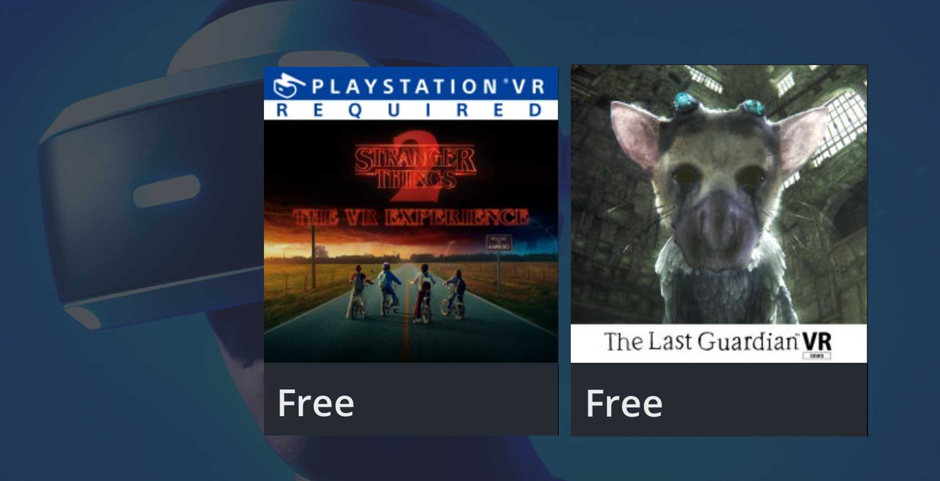 Bebrejde defile diamant The Last Guardian VR & Stranger Things VR Are Both Free Right Now