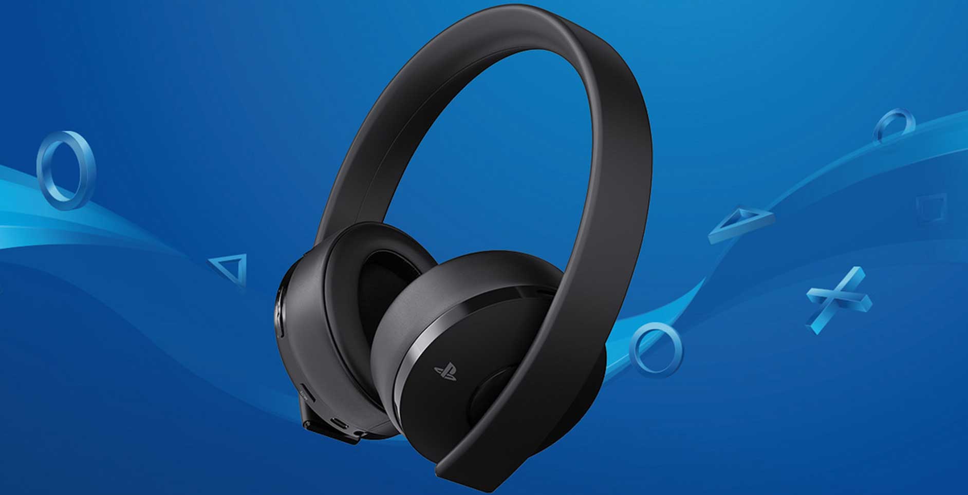 gold wireless headset playstation