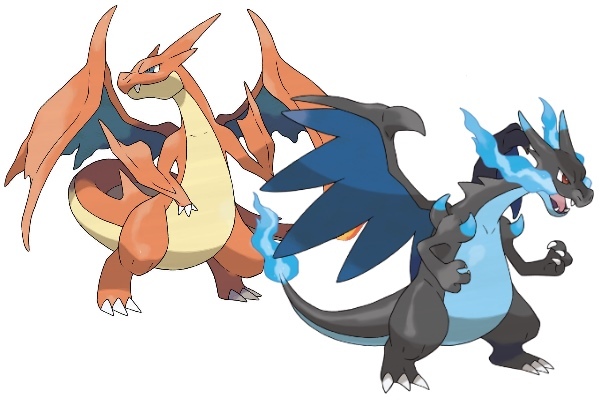 Pokemon Isshu: Saiba sobre Unova e Kalos!: Mega Charizard X é uma farsa  evolutiva??