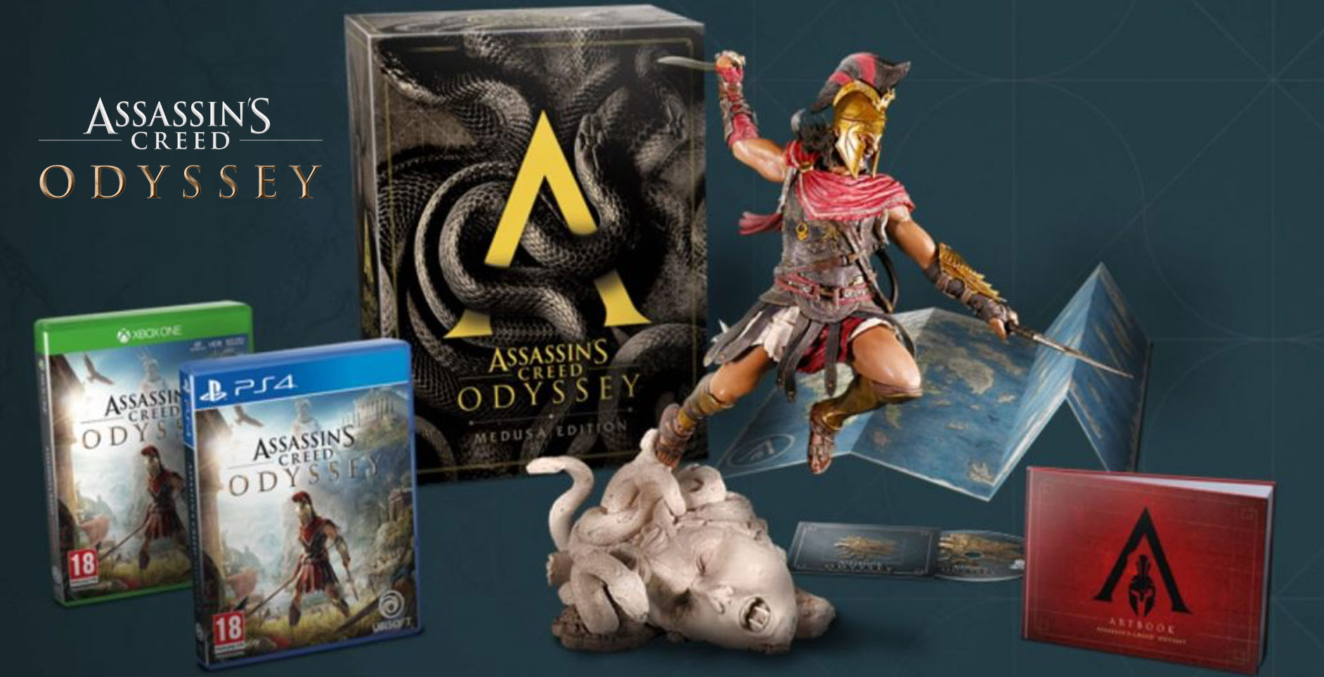 WINNERS REVEALED: Assassin's Creed Odyssey Medusa Editions On PS4/Xbox One