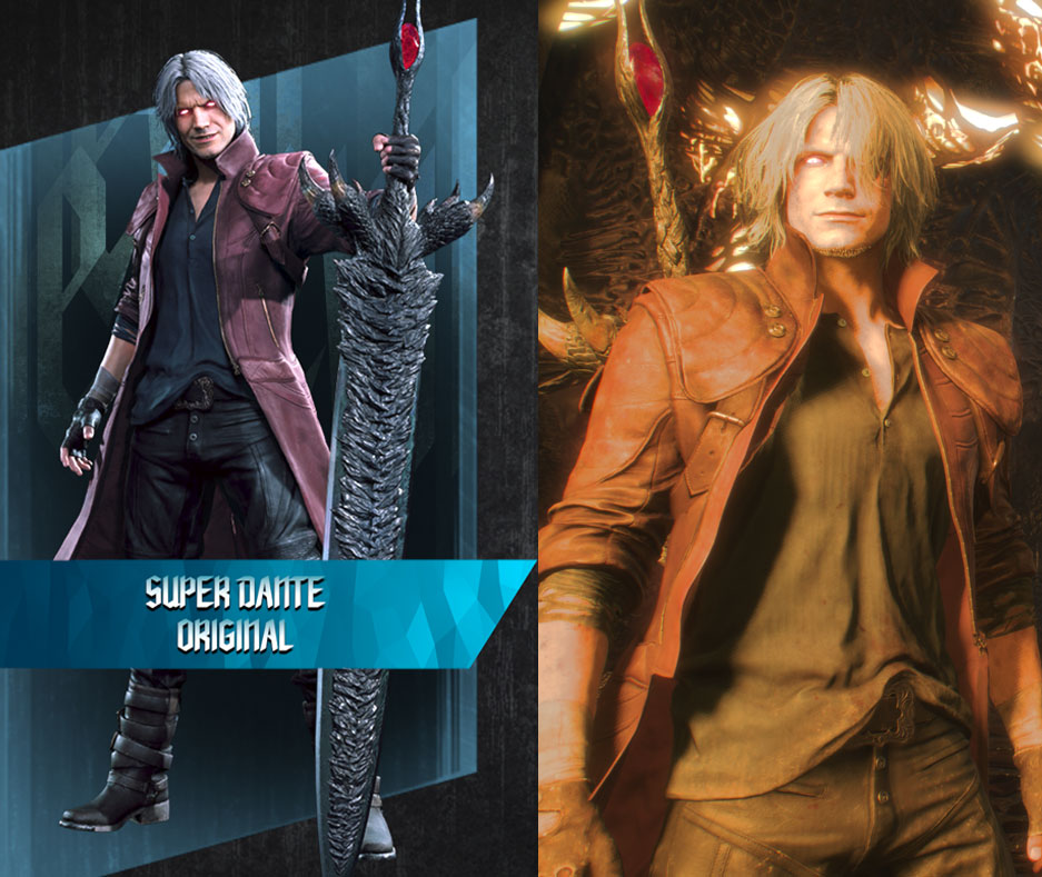 Hot Sell New Devil May Cry 5 Dante Game Cosplay Halloween Clothing