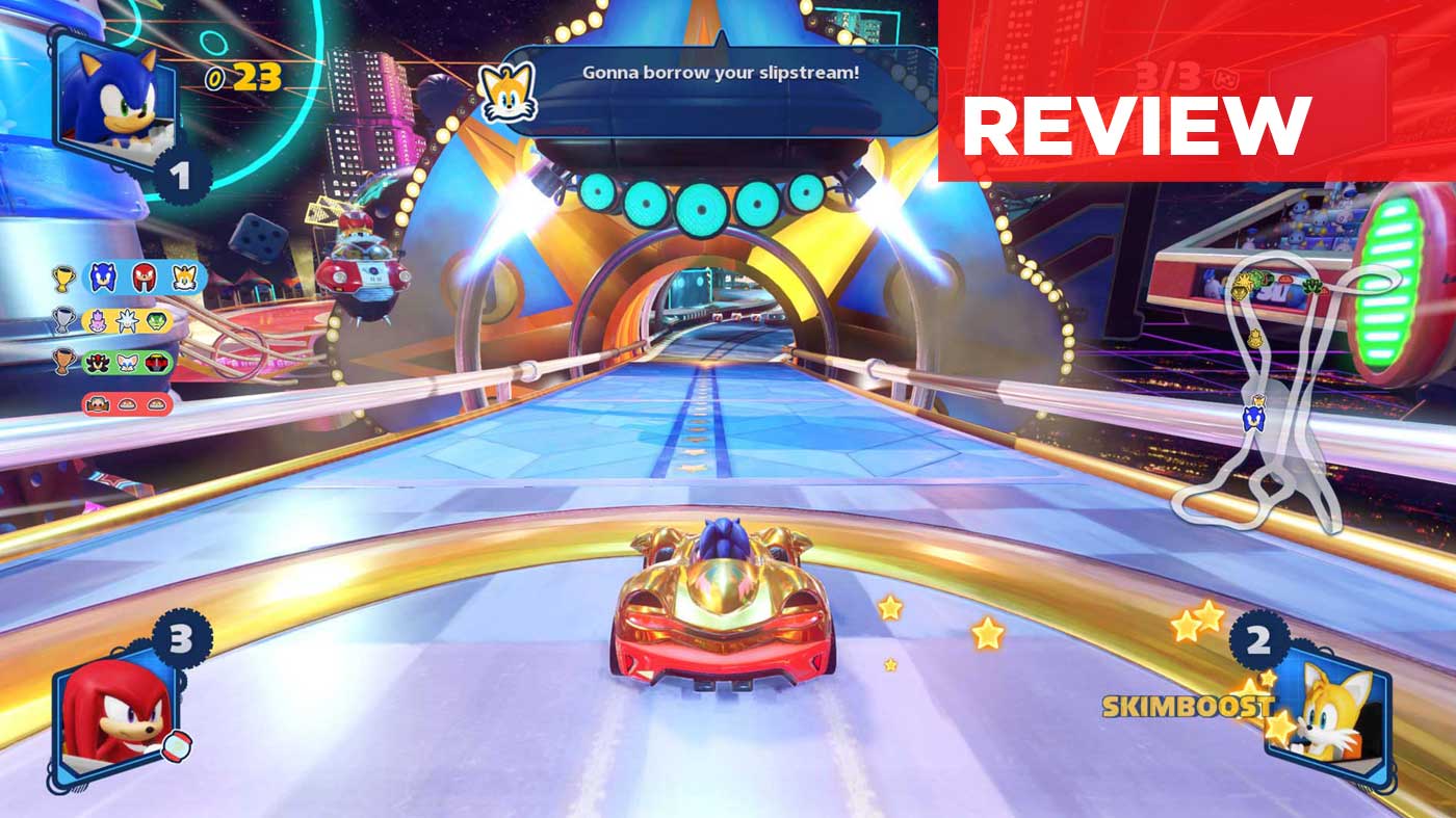 GTAGAMES - SWITCH . SONIC MANIA + TEAM SONIC RACING DOUBLE PACK . NOVO