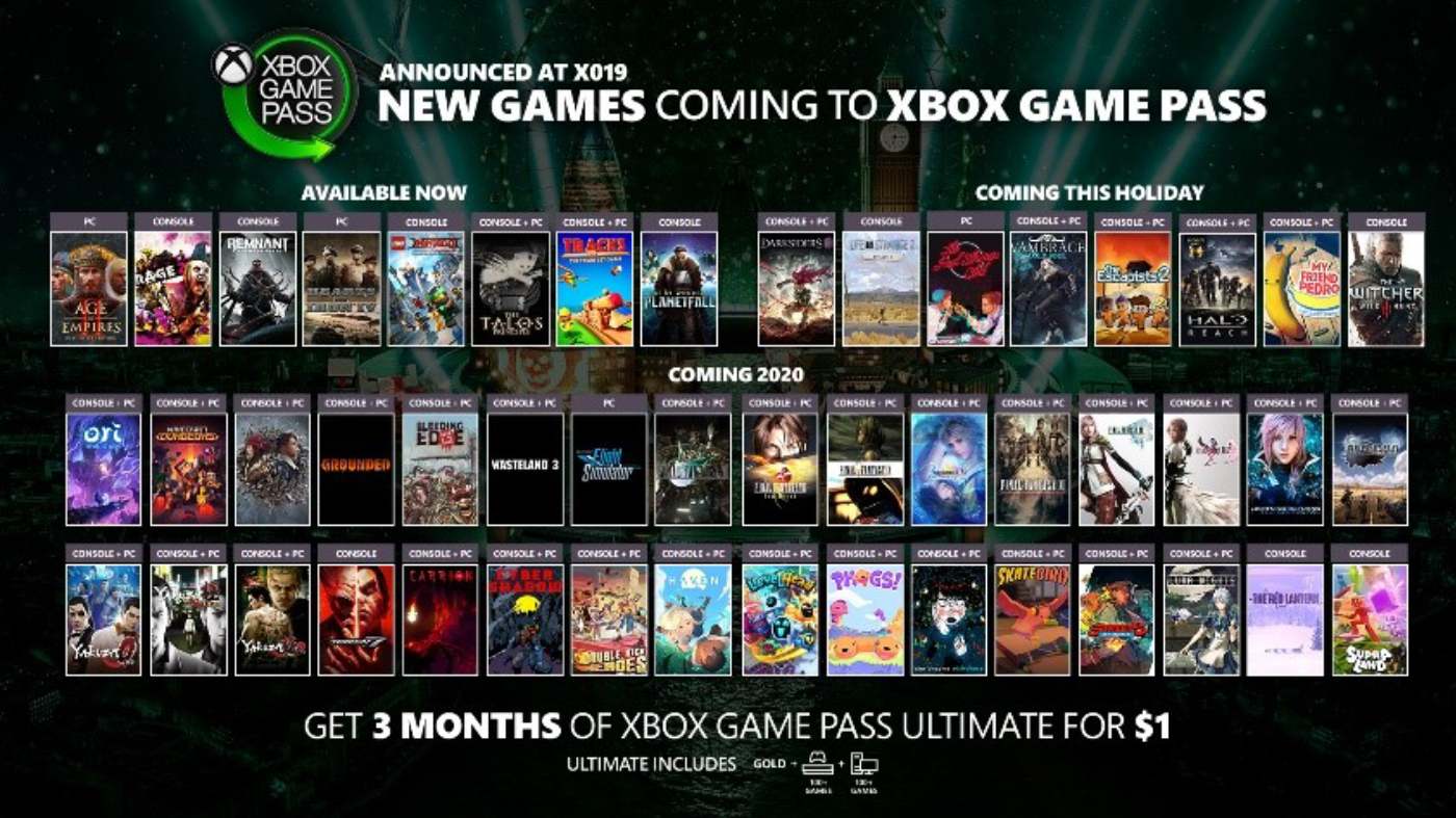 xbox game pass xbox series x