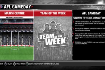 AFL Evolution 2 Gameday