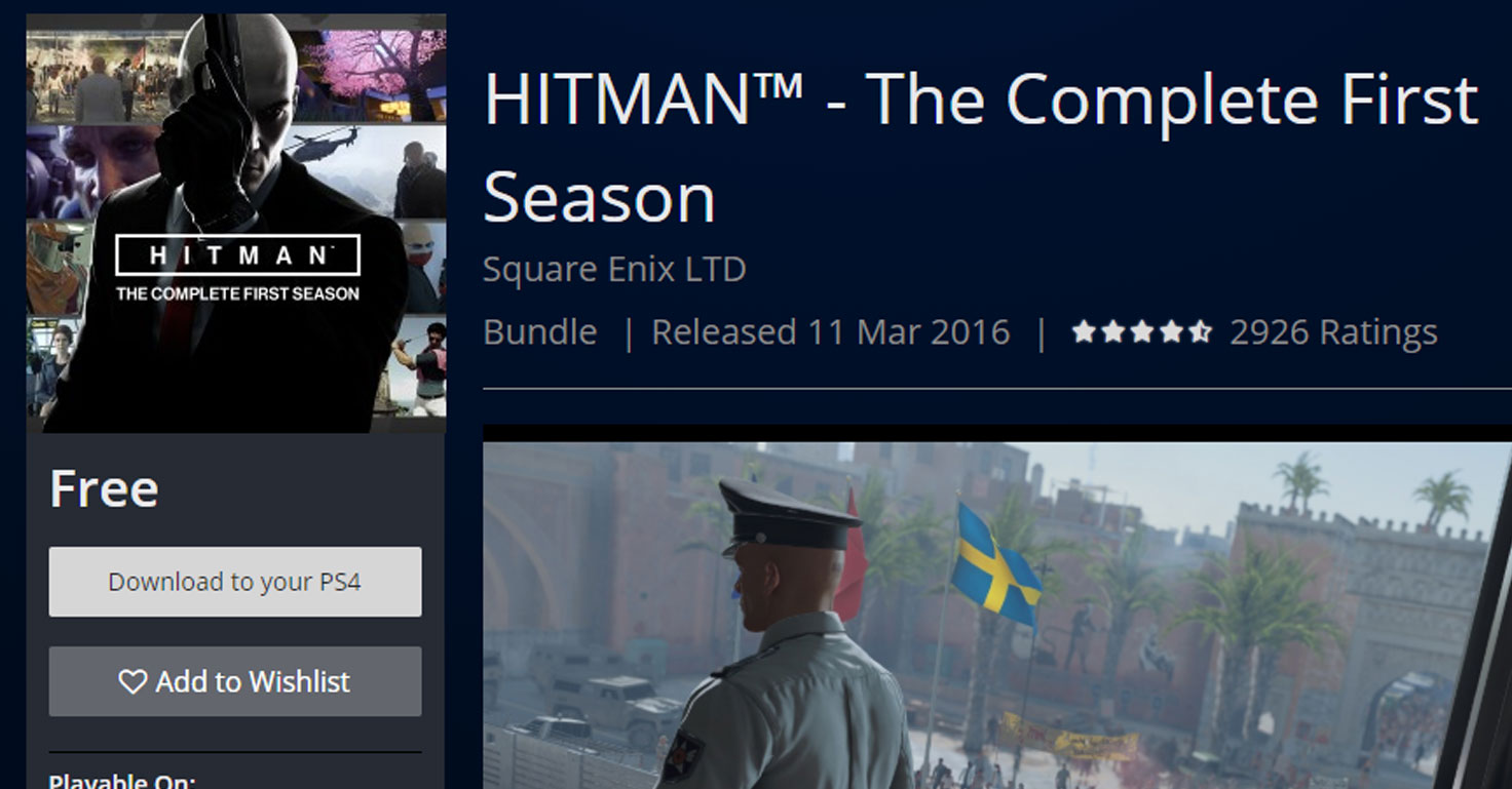 hitman the complete first season psn