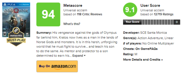 After 'The Last Of Us Part 2' Insanity, Metacritic Has Changed User Score  Submissions : r/PS4