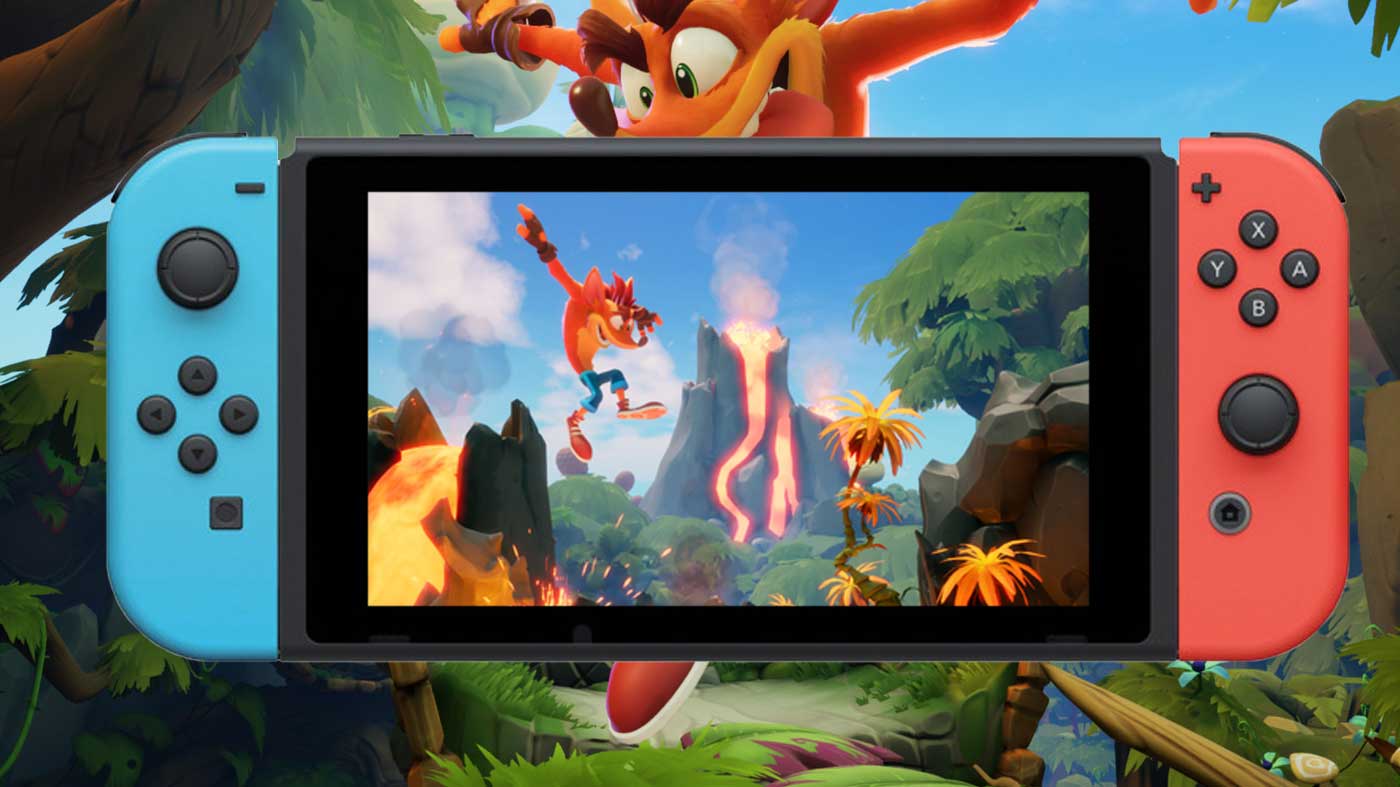 is crash bandicoot on switch