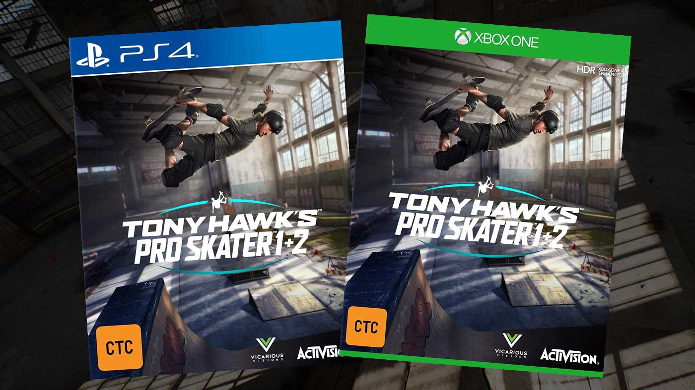 ps4 tony hawk pro skater 1 2