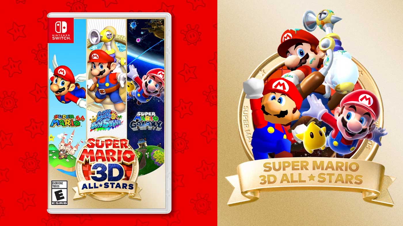 mario 3d all stars retail