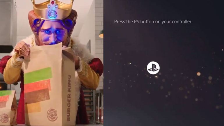 PS5 UI Burger King