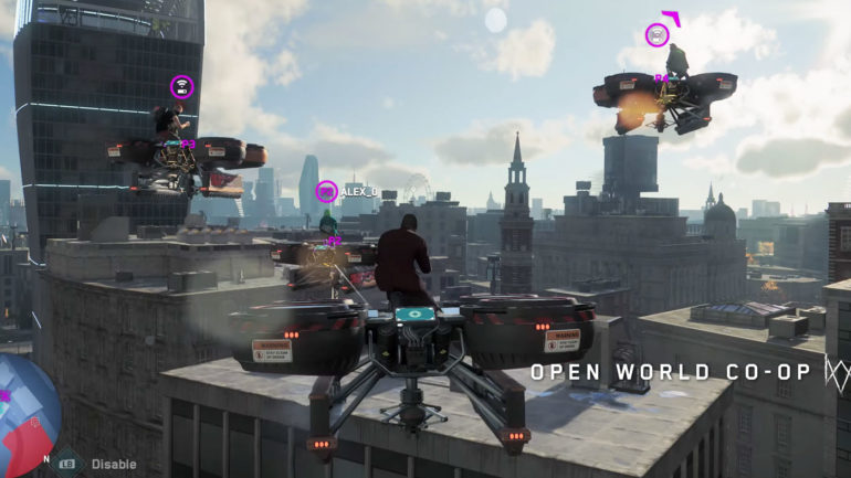 Watch Dogs Legion will have four-player co-op and “challenging end