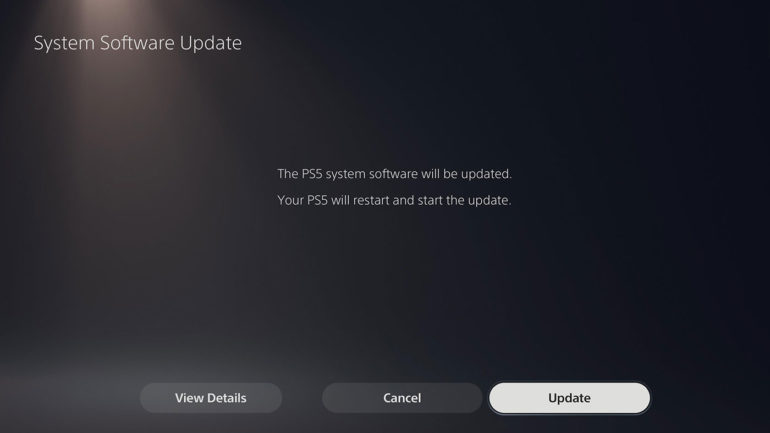 PS5 Update
