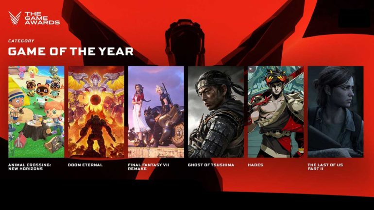 Best Action Game, Nominees