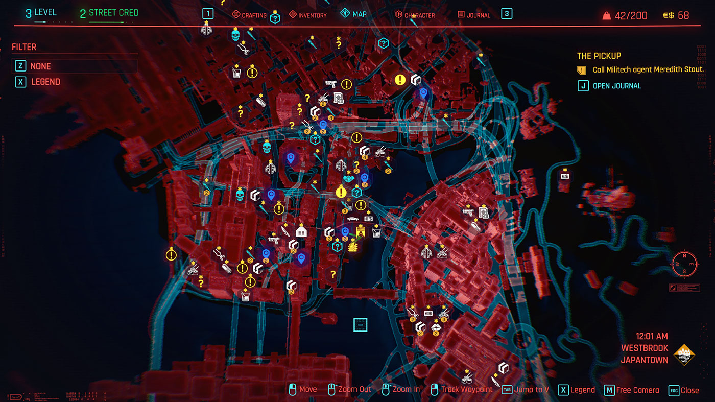 Cyberpunk 2077 Map