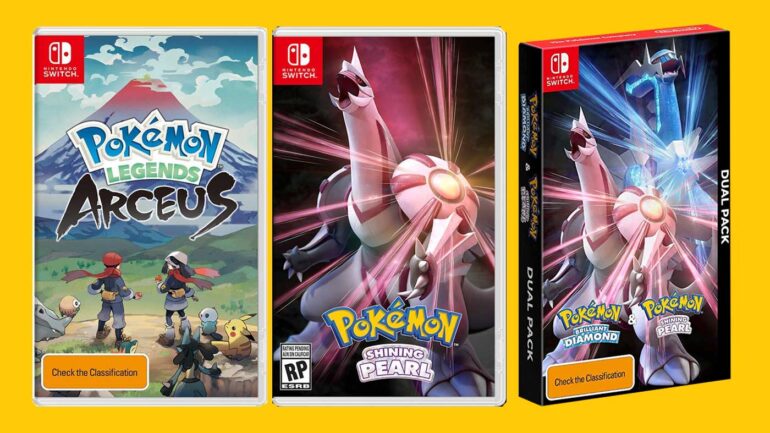  Pokemon Brilliant Diamond + Shining Pearl (Nintendo Switch) :  Video Games