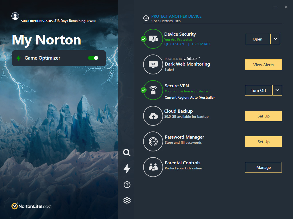 Ce face Norton Game Optimizer?