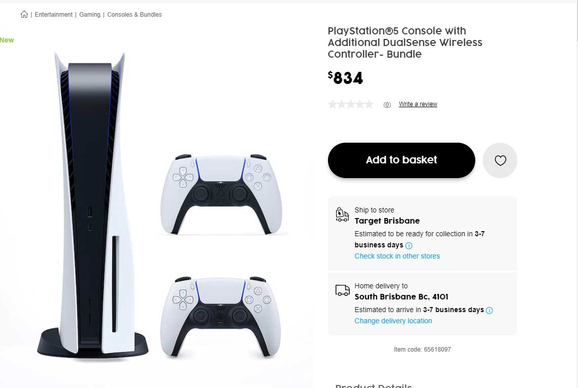 Playstation 5 Console : Target