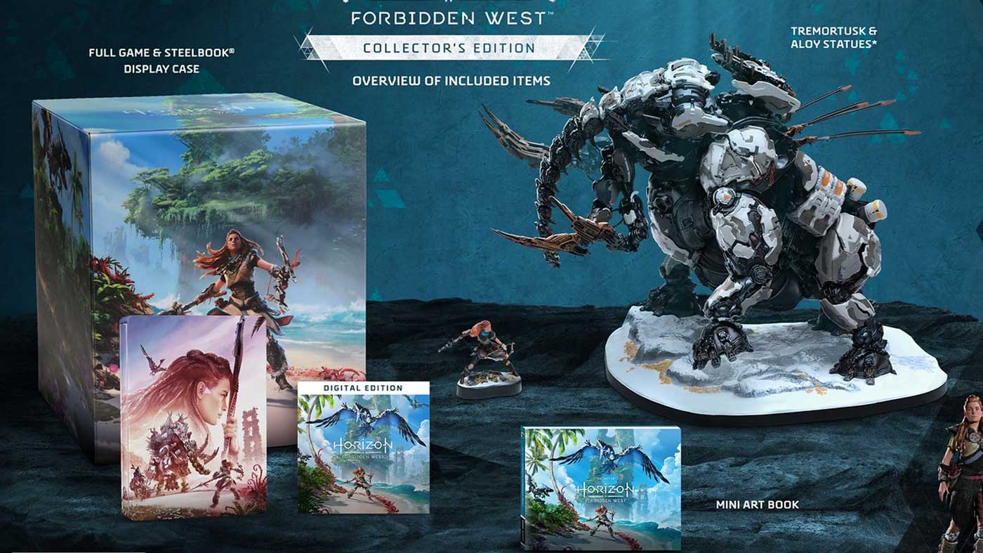 The Horizon Forbidden West Collector's Edition/Regalia Edition Are