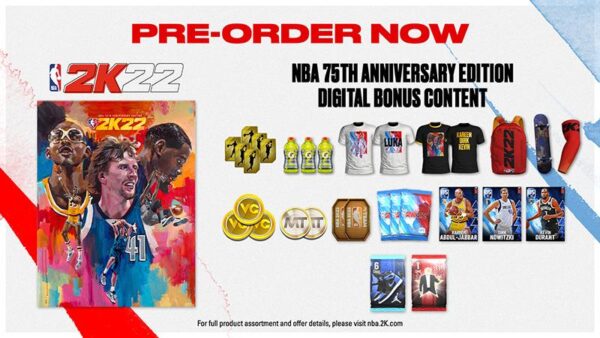 NBA 2K22 75th Anniversary Edition, 2K, PlayStation 4, [Physical] 
