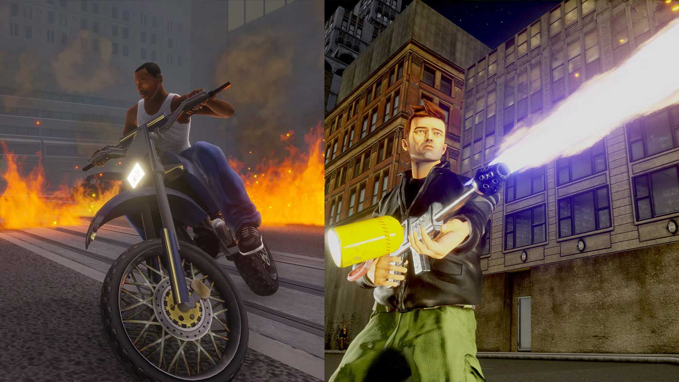 Grand Theft Auto The Trilogy: The Definitive Edition'  Screenshots/Comparison Footage