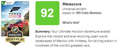 Forza Horizon - Metacritic