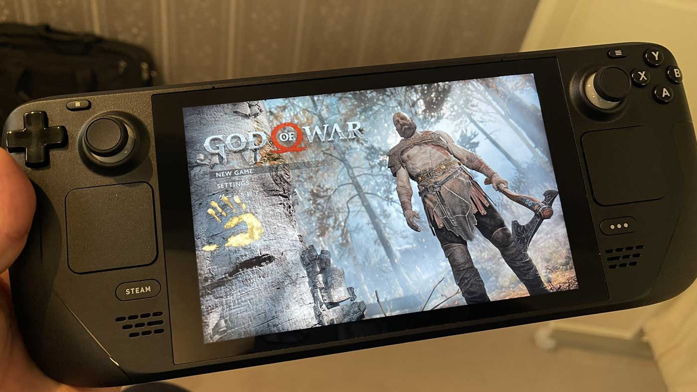 Why does god of war look so grainy and pixelated : r/SteamDeck