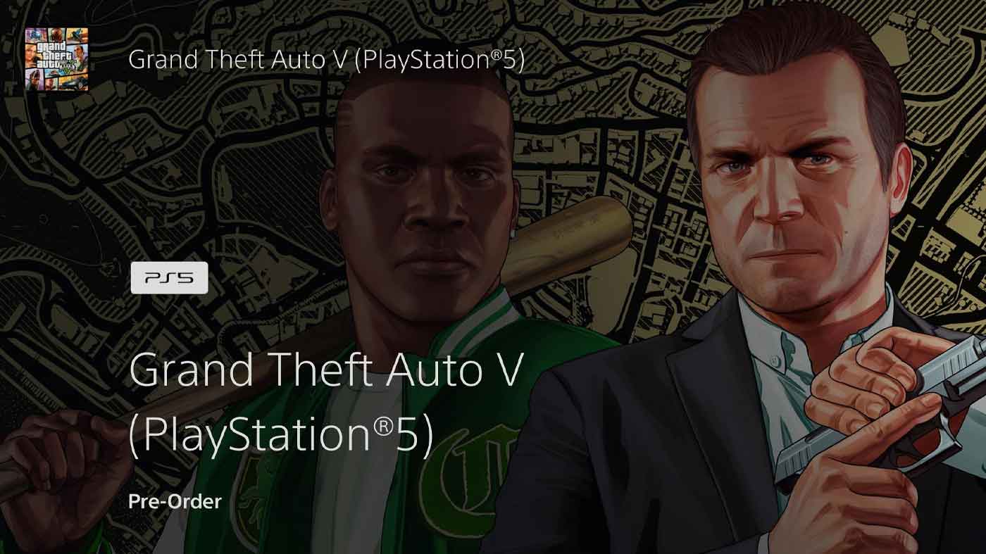 GTA 5 e GTA Online para PS5 e Xbox Series X