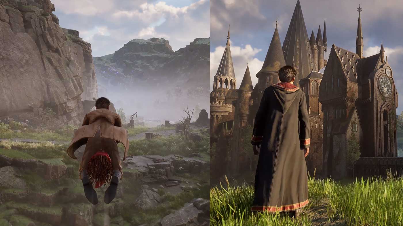 Hogwarts Legacy PS4 Free Roam Gameplay 