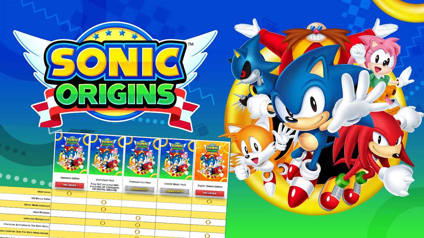 Sonic Origins Release Date to Be Revealed Soon, After Rating & Art