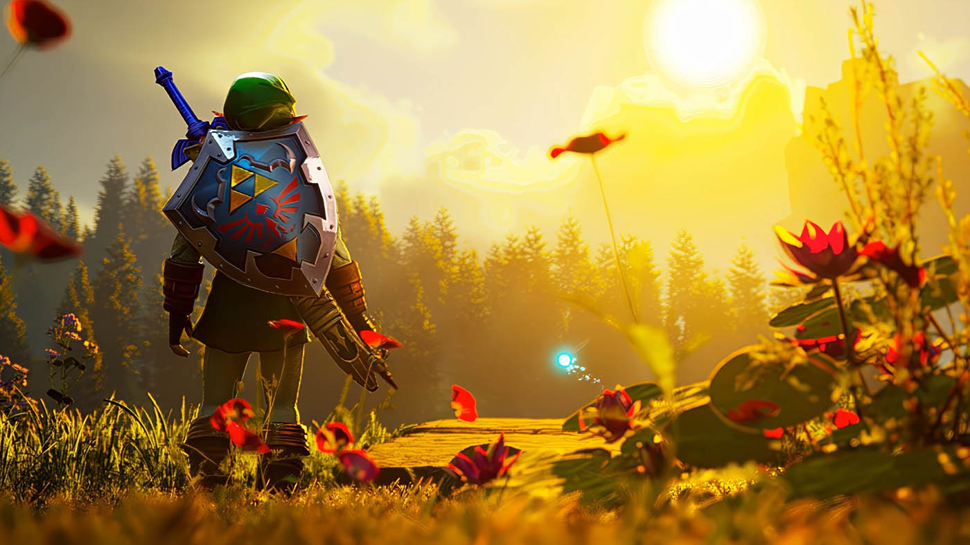 The Legend of Zelda: Ocarina of Time Lost Woods remake in Unreal Engine 4  available for download