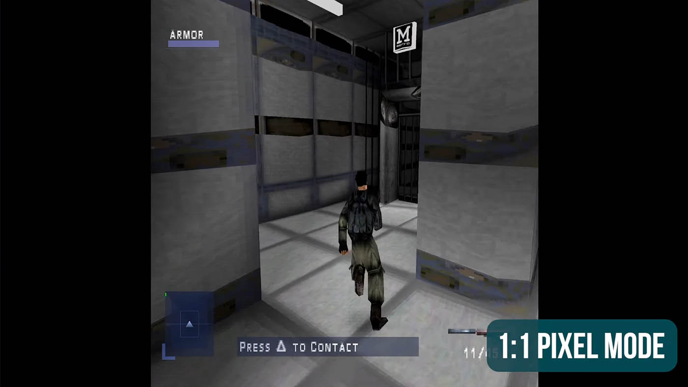 Classic PS1 Game Syphon Filter 2 on PS3 Upscaled to HD 1080p 