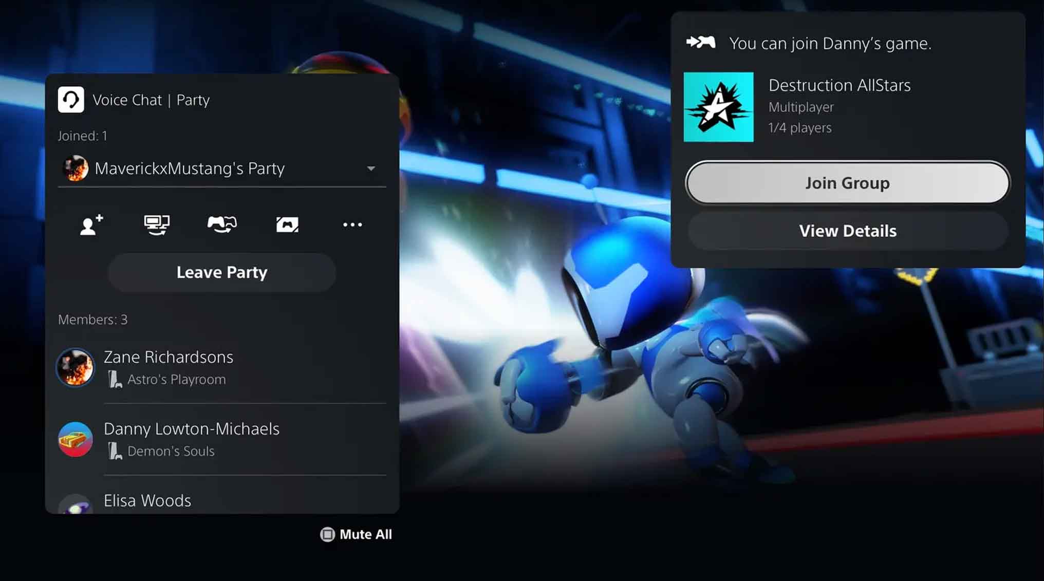 ps5 joinable game notifications 