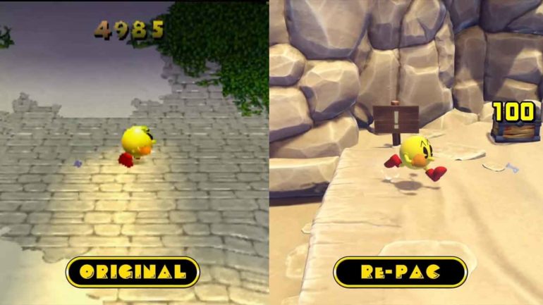 Pac-Man World Re-Pac Graphics Comparison