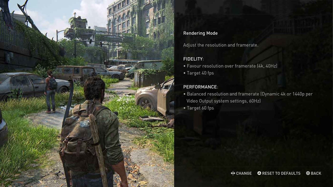 the last of us part 2 remastered 40 fps
