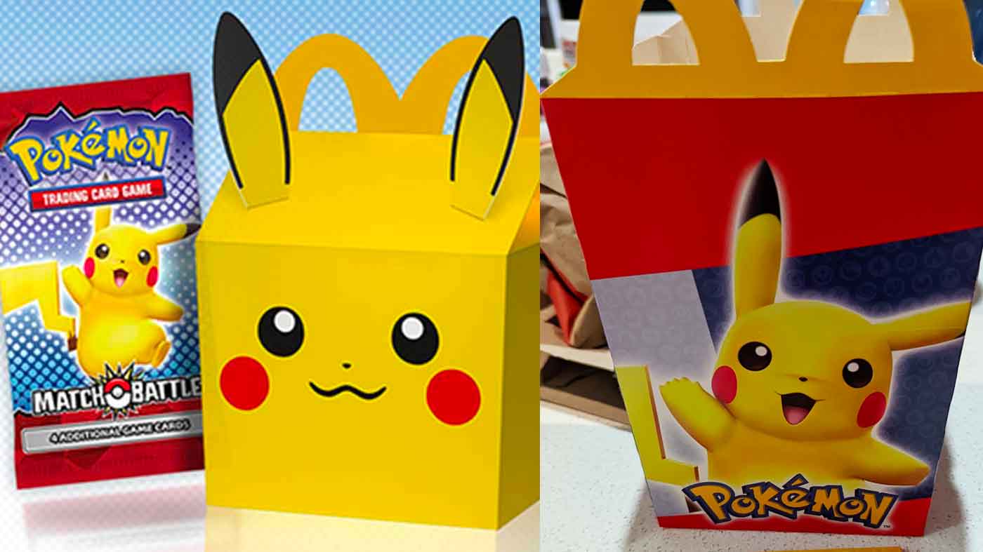 The New Pokemon Match Battle Happy Meals Have Arrived in Australia