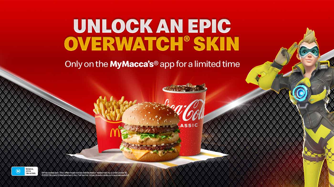 McDonald's Australia Is Giving Away Tracer Skins With Its New Overwatch Meal