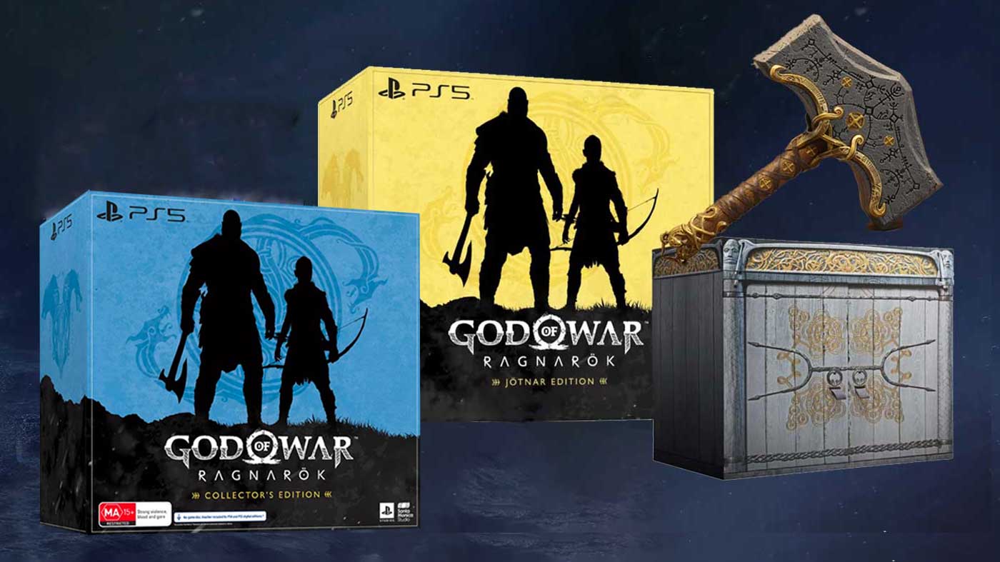 God of War Ragnarök Collector's and Jötnar Editions Official
