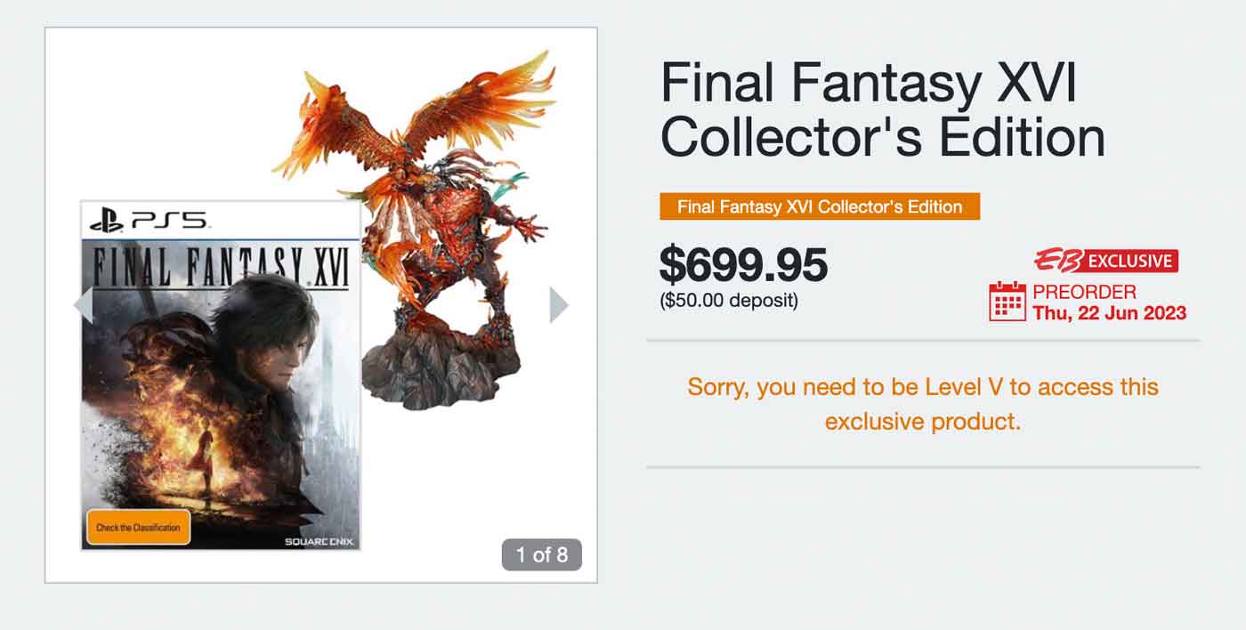 Final Fantasy XVI Collector's Edition AUstralia