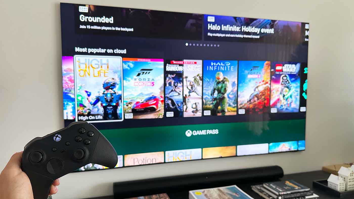 XBOX Cloud Gaming Nas TVs LG de 2022. 